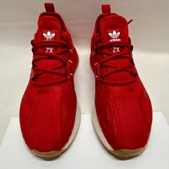 Adidas ZX 2K Red Men's 7 Sneaker Athletic Shoe 2021 New Without Box - Picture 11 of 15